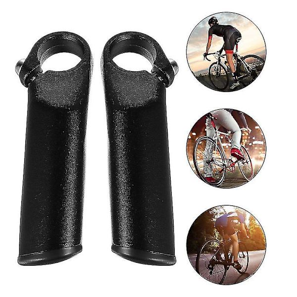 1 Par Holdbart Cykel Vice Styr Aluminium Legering Hjælpesstyr (sort)