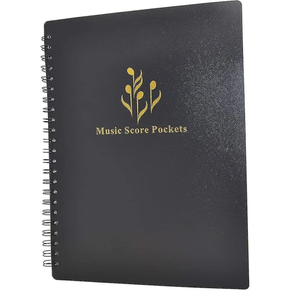 Musiknotesmappe - Mappe i A4-format, dobbeltsidet, musikmappe til noder An (shikai)-yuhao