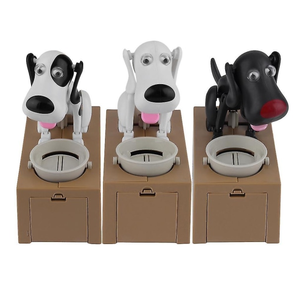 Robotic Hund Spargris Automatisk Mynt Sparlåda