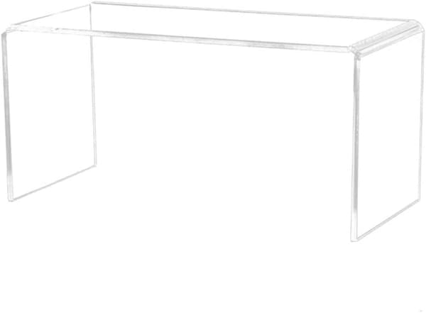 4st U-formad akryl displayställ Transparent skrivbordsorganisatör