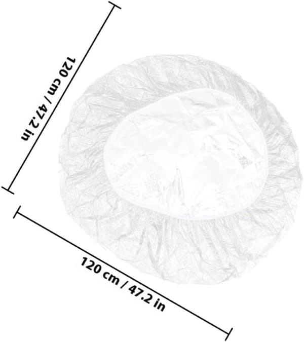 Flanellfodrad rund elastisk bordsduk 48 tum, PVC-passande bordsöverdrag