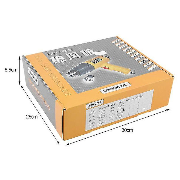 2000W AC220V LCD Elektronisk Digital Varmeløftepistol Kraftværktøj