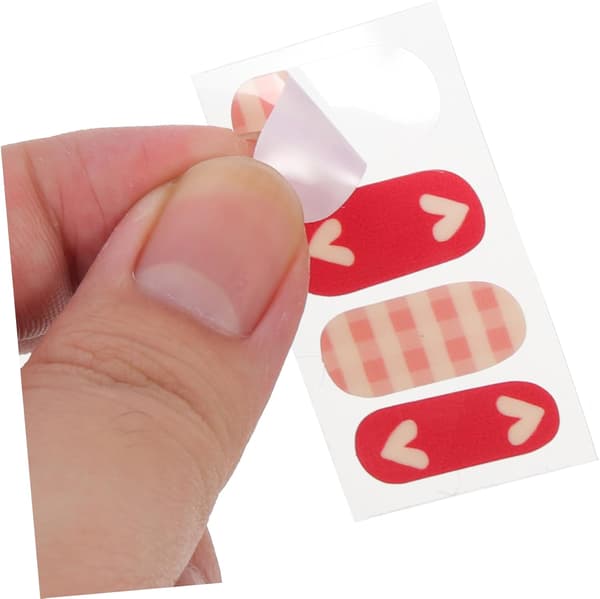 20 ark fuld wrap neglestrips selvklæbende neglelakstrips gradient manicure til kvinder