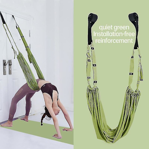 Aerial Yoga-tov, Ryg Smerter Yoga Strækbånd - Yoga Strækbånd Blue
