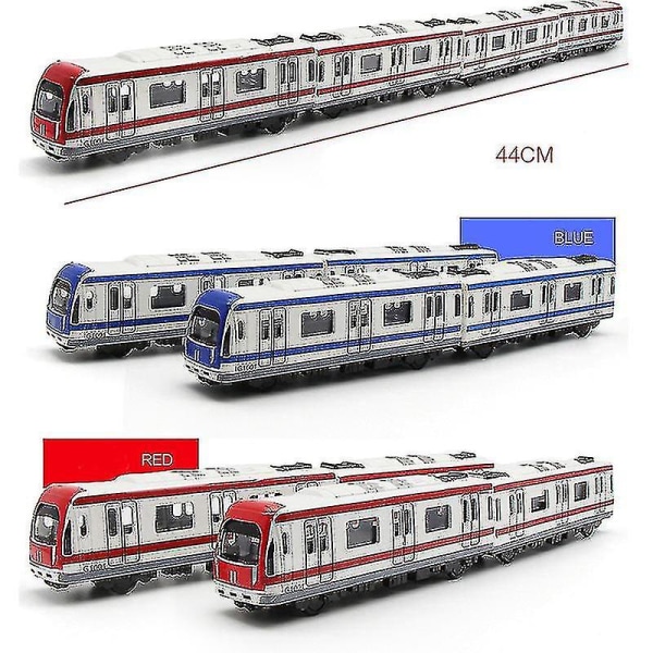 4 stk/parti Legeret togmodel Højhastighedstog Metro Træk Magnetisk Børnelegetøj Bilmodel Legetøj Sportog Legetøj Til Børn Gave A
