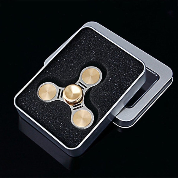 3-bladers Alloy Håndfingertuppspinner Roterende Reduser Stressavlastningstrykk