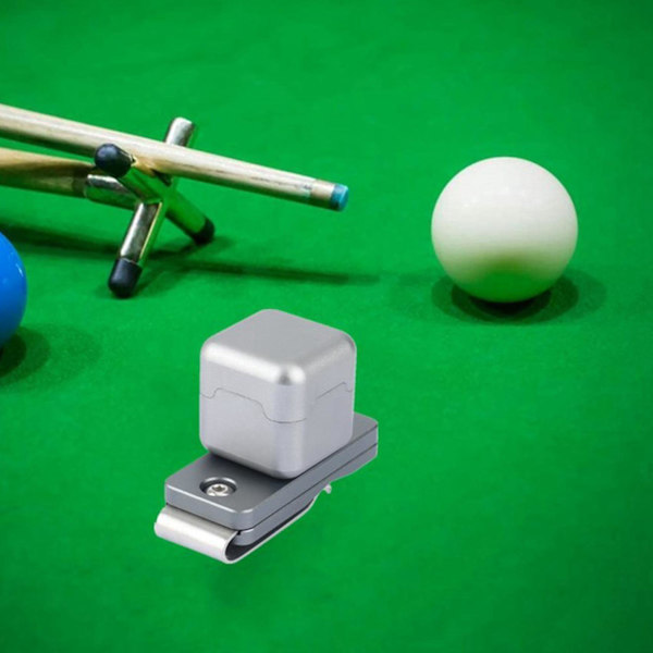 1 kpl Kannettava Pool-tikku Chalk-pidike / Kevyt Biljarditikku Chalk-pidin / Snooker Biljardi A