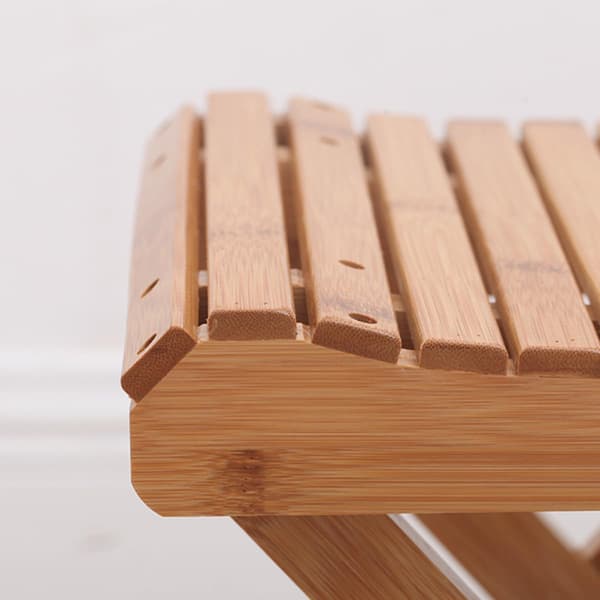 Bærbar sammenleggbar campingkrakk med syntetisk materiale og sammenleggbar design