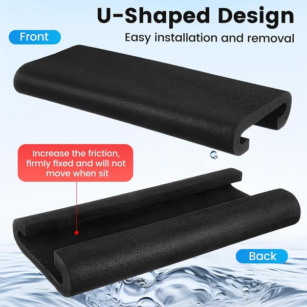 Drakbåts sittdyna EVA Stötdämpande Andningsbar Vadderad Sittdyna