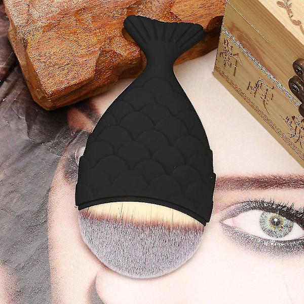 1 stk Havfrue Foundation Makeup Pudder Blush Kosmetisk Pensel