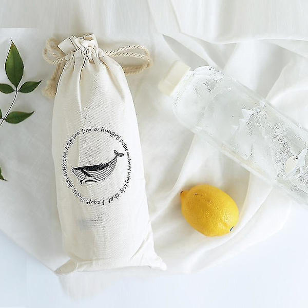 1000 ml Ocean Series Hylje Valas Lasinen Vesi Pullo Kotelolla