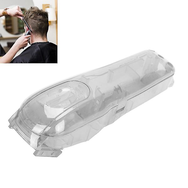 Hårklipparöverdrag Fram Bak Trimmer Lock Barber Hårklippare Fodral Ersättningsverktyg (transparent)