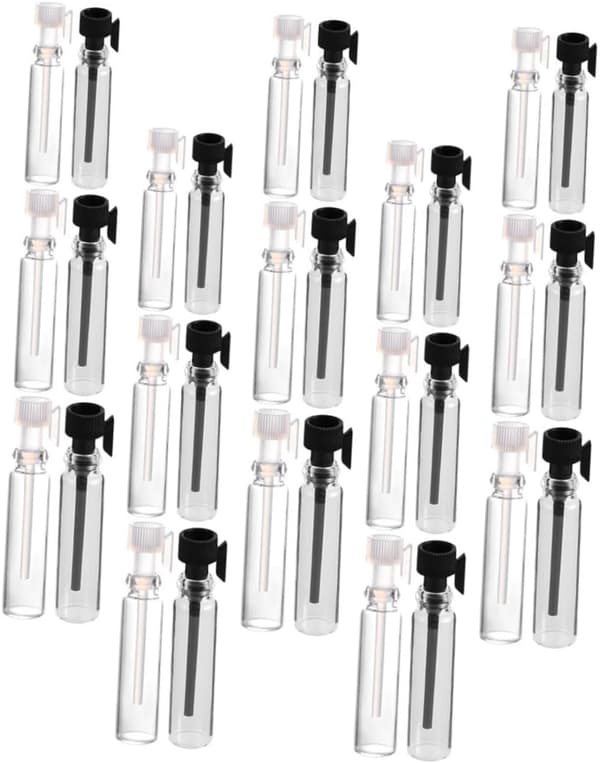 90 stk. æterisk olie glasdråbeflasker til parfumeprøvedispenser Oliedråbeflaske til gør-det-selv