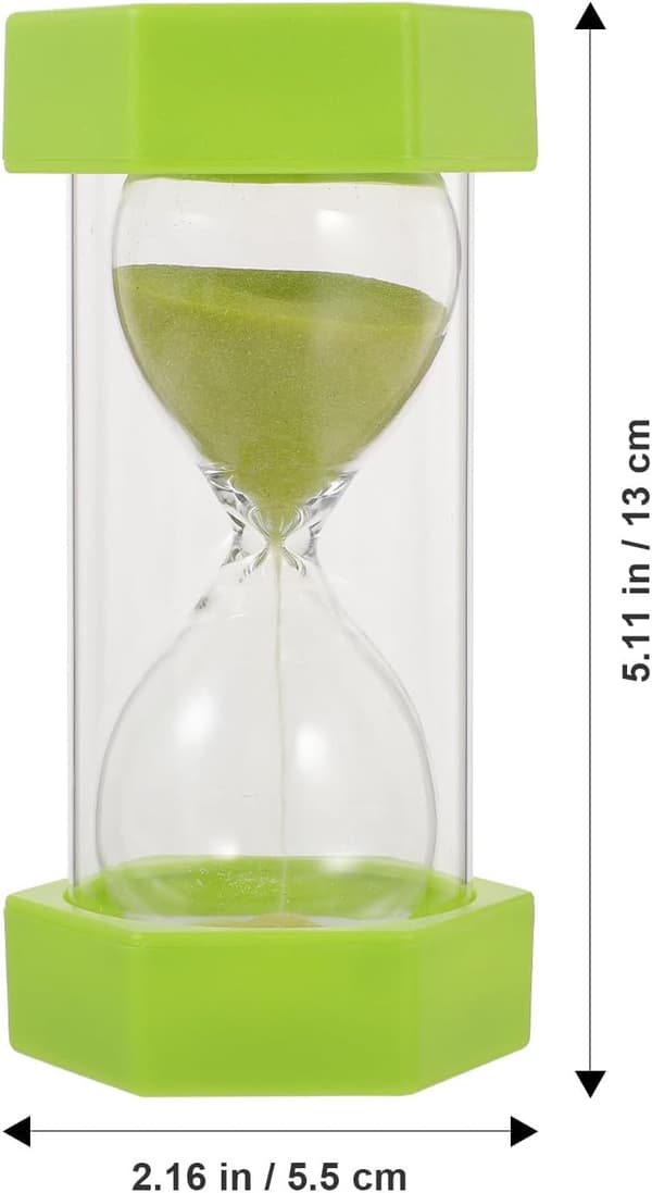 5 minuters sandtimer sandklocka timglas glas 5-minuters nedräkning mångsidig måltidstimer