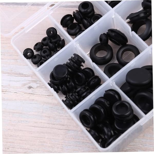 125 st gummitätningsring typ gummitätningar hållarring set packningssatser plastlåda