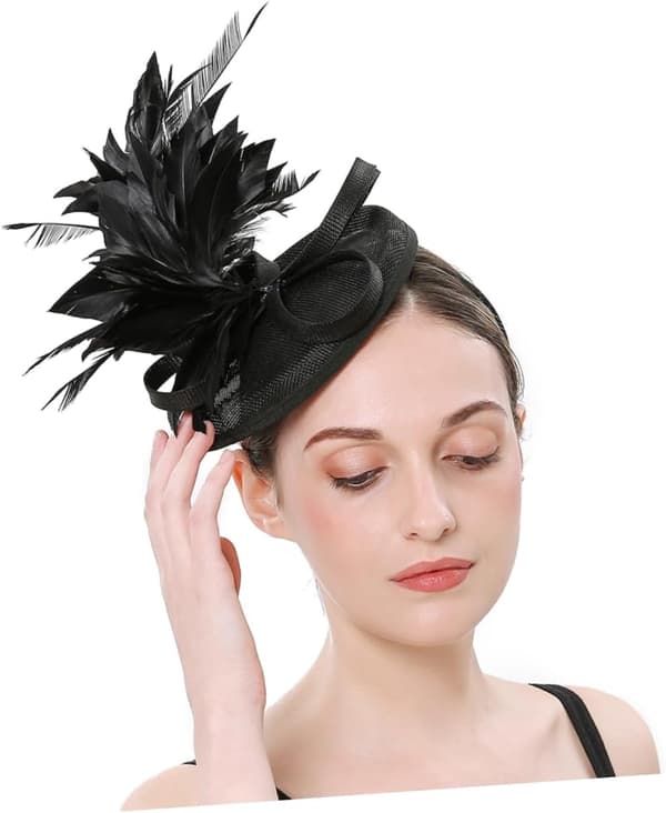 Elegant Blomster Hårbånd Fascinator Hat til Kvinder Letvægts Te Selskabs Tilbehør