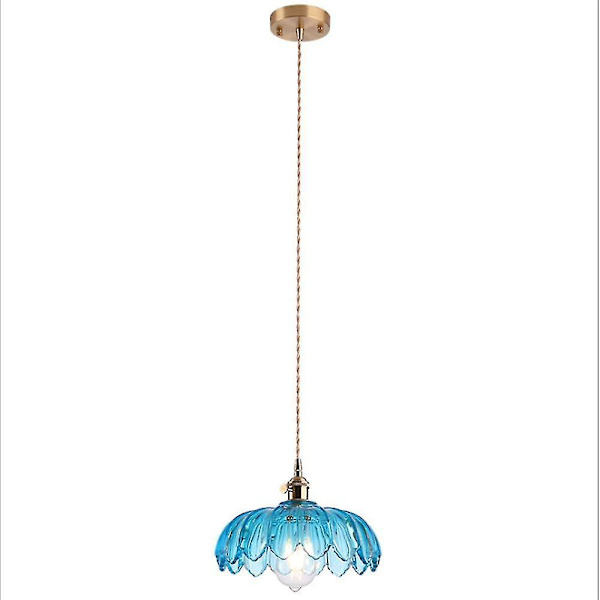 Hengende Retro Loft Messing Glass Lysekrone til Spisestue