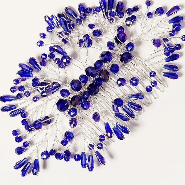 Krystal Brudehårkam Rhinestone Hårkam til Bryllup til Brudepige til Bryllupsceremoni