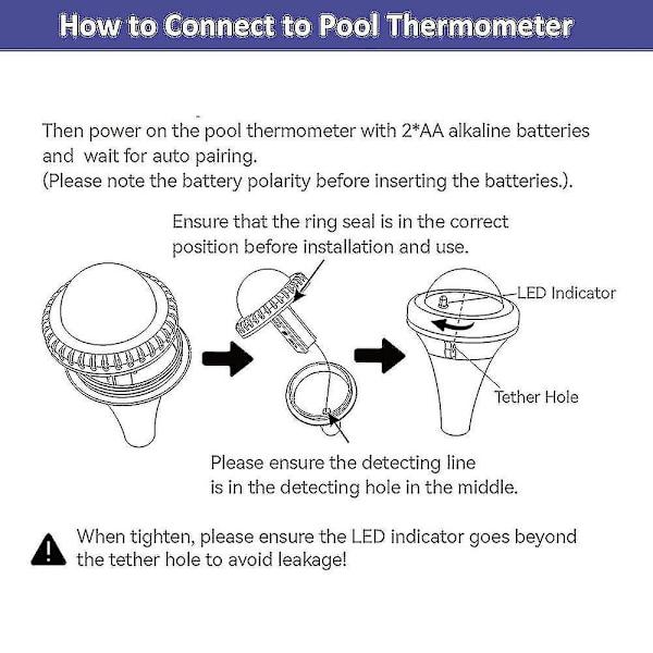 Baldr Pool Termometer Trådløs Pool Termometer Flydende Pool Termometer Til Swimmingpool Hot Tubs Dam Test Termometre dm.22 Czech Republic