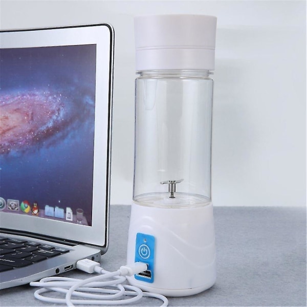 Bärbar 380ml USB Elektrisk Fruktjuiceflaska Blender
