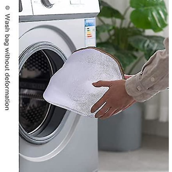 Premium Vaskemaskine Netpose Sko Vaskposer 2 Vaskposer