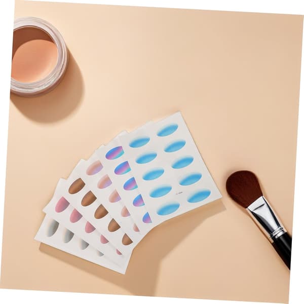 6 ark øjenskyggemærkater til kvinder Gradient midlertidig øjenmakeup Letvægts åndbart design