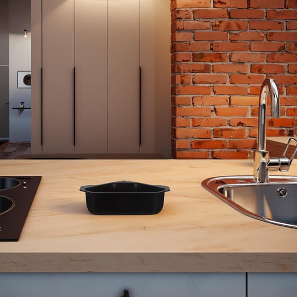 Triangulär diskbänkskorg i 304 rostfritt stål med hängande design, lätt att rengöra och dränerar vatten snabbt