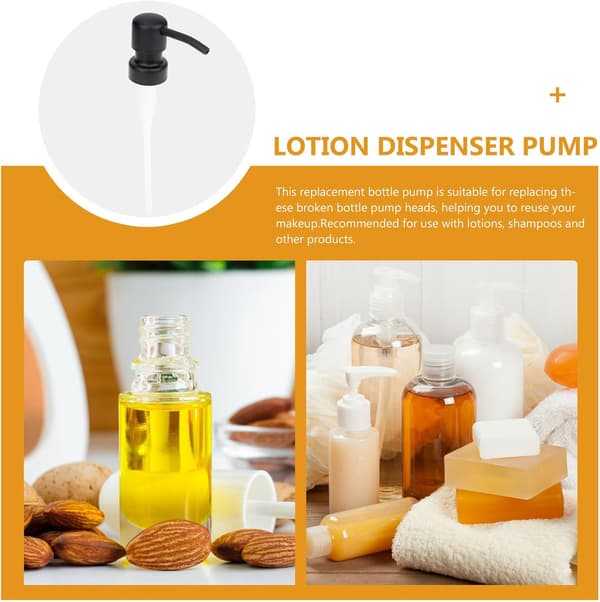 Lotiondispenser och elegant stil rostfritt stål pumpbyte med kompakt design