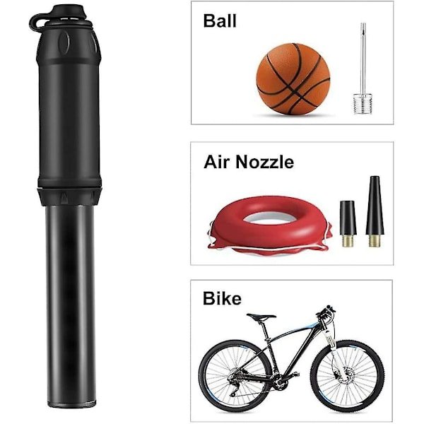 Cykelpump, Bärbar Mini Cykelhandpump Med Ram Passar Presta Och Schrader Present