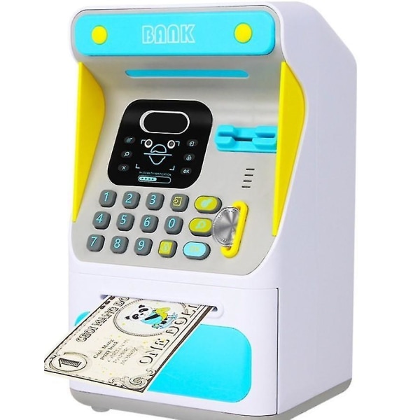 Simulert ansiktsgjenkjenningsmaskin Cash Box Roll Money Safe