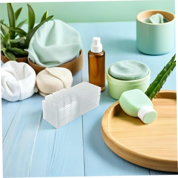 30 stk. Aroma Vokstablettform Vokssmelte Clamshells Plastemballasjeboks