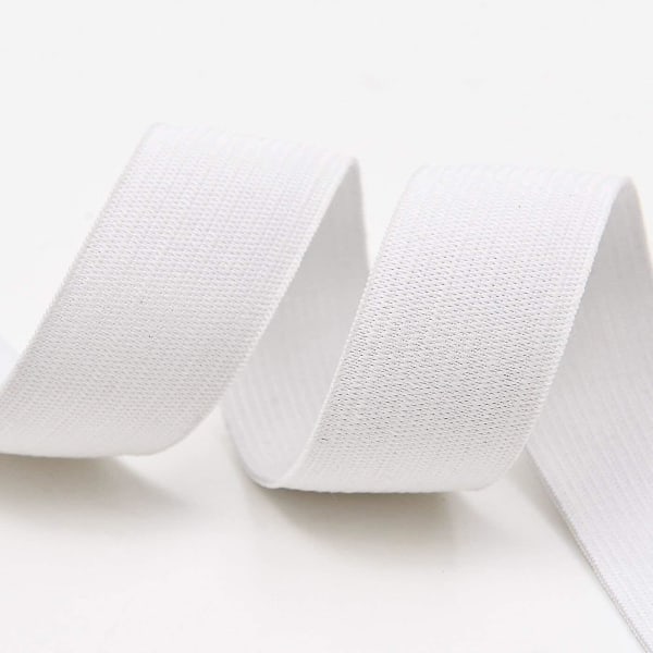 1 rulle hvid elastik til tøj DIY Crafts 10m
