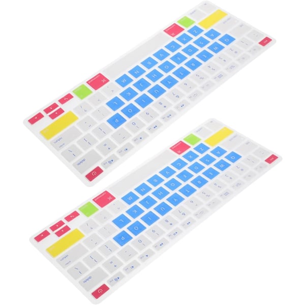 2 stk. Tastaturfilm Computertastaturer Laptop Tastatur Negleklistermærker til Neglekunst Dækning