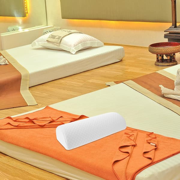 Halvmåne Bolster Kudde Sovkudde Memory Foam Ergonomisk Design Halvrulle