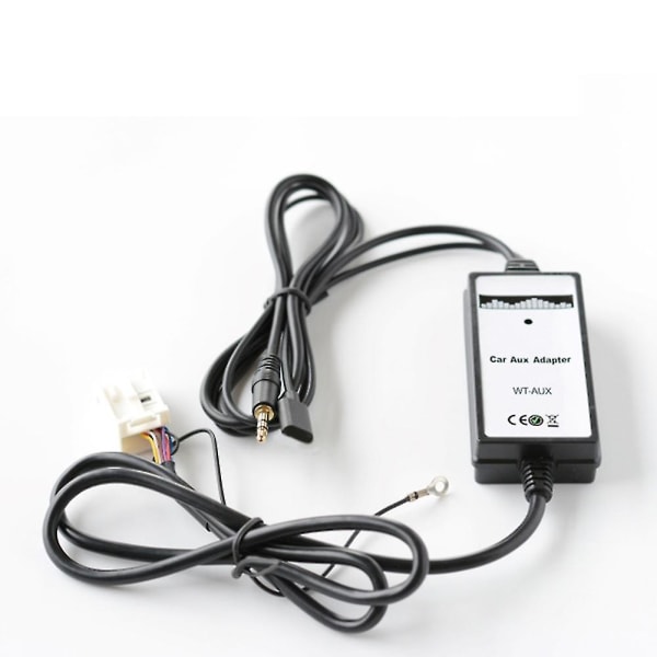 Billaudio Aux Adapter 3,5 mm Aux Indgang Cd-Skifter 12-polet Til T5