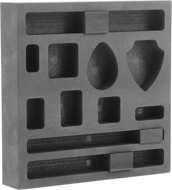 Grafittblokkform 11-hulls støpeform for metallsmelting av smykker