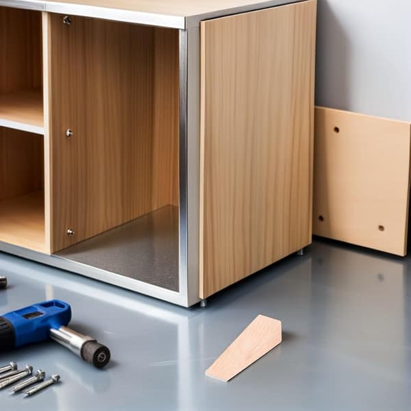 Dörrstoppskilar med rustik, dekorativ design i trä, 2 st