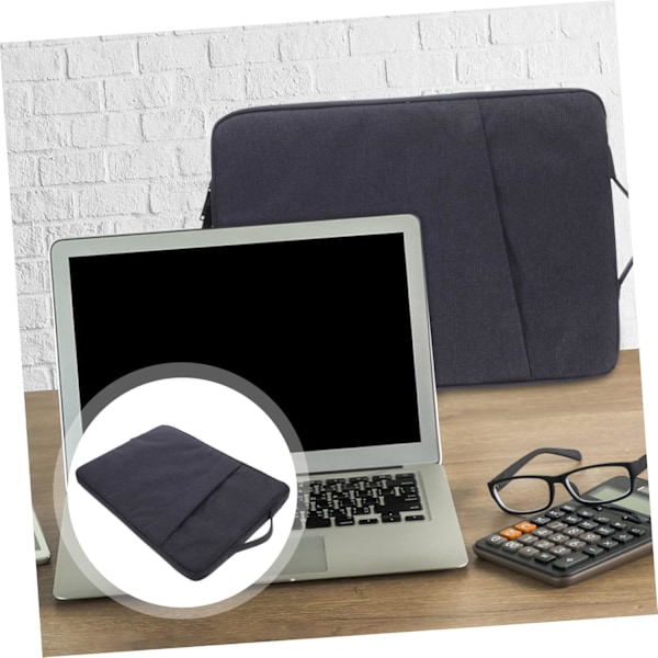 Laptopväska i polyester Tablet Fodral Sleeve Tum Laptop Bärväska Affärsrese Ryggsäck