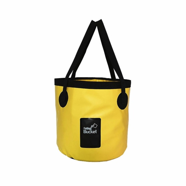 Hopfällbar Hink 5.3 Gallon Bärbar Vikbar Campinghink Med Fiskevatten