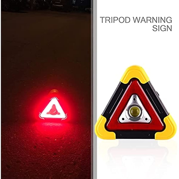 Advarselstrekant For Biler Havarilys Bil Advarselslys Bil Vej Nødlampe  Nødsikkerhed f1e3 | Fyndiq