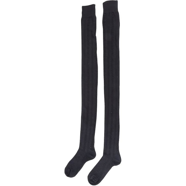 Naisten muoti Erikoispitkät neulotut polvisukat Pehmeät lämpimät reisikorkeat sukat Lahja