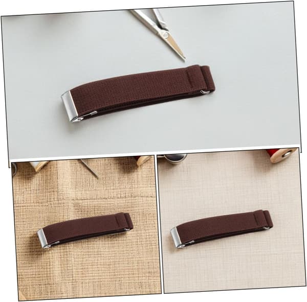 3 par elastiska ärmhållare för män och kvinnor justerbara halkfria armbindlar