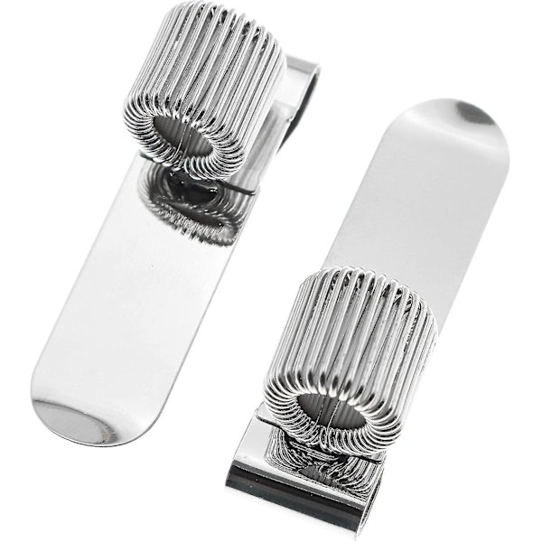 4 stk. Metal Penholder Clip Kontor Hjem Forbrugsvarer Tilbehør Multifunktionel Enkelt Hul Bærbar Fjeder Notesbog Pen Clips Passer Til De Fleste Kuglepenne Eller