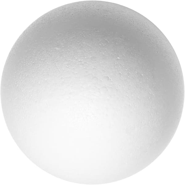 DIY 15 cm ihålig vit skumboll för pyssel, bröllopsdekorationer