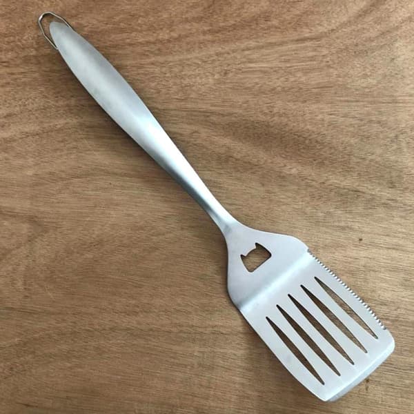 Stekespade Stekespade i rustfritt stål Praktisk multifunksjonelt grillverktøy