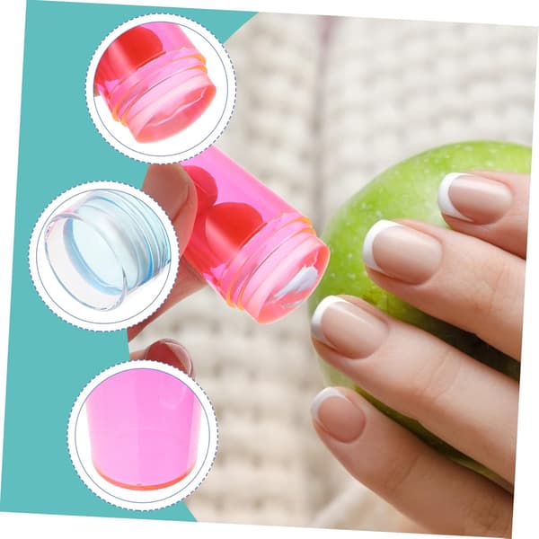 2 sæt Manicure Stempler til Neglekunst Nem at bruge til Hjemmesalon