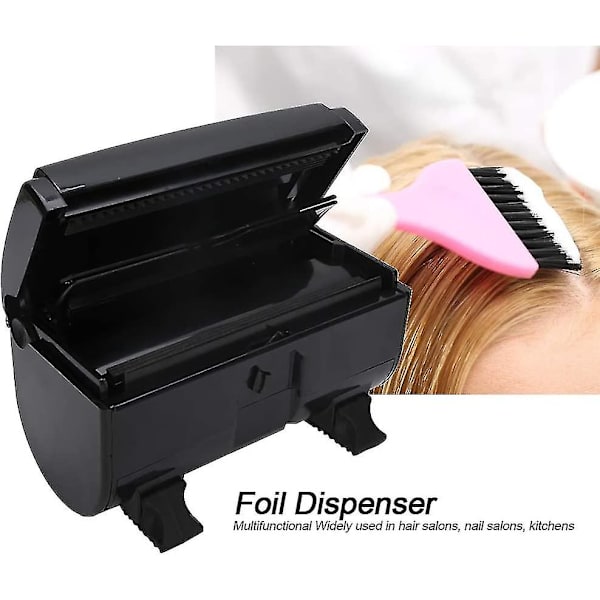 Foldbar Høydepunktsfolie Dispenser Høydepunktsfolie Dispenser Fold Hårpleiefolie Dispenser Klipp Unikt Størrelse Ark Klipp Og Brett I Ett Enkelt Trinn