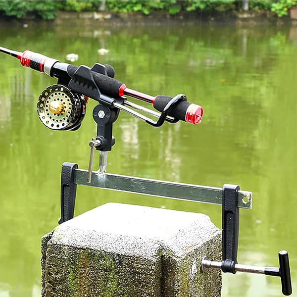 Fiskestangholder Metallklemme 23 cm Multifunksjonell Stangstativ