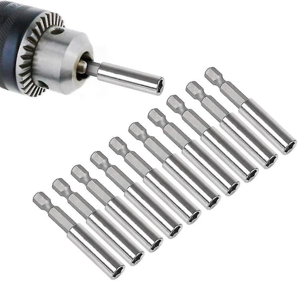 60mm Magnetiskt Mutterdrivningssats, 6.35mm Skruvmejslar Bitshållare