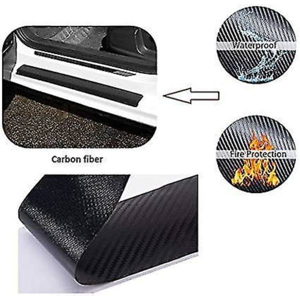 Bilsidesteg Dekal 4 st 3D Kolfiber Lastbilar Pickuper SUV